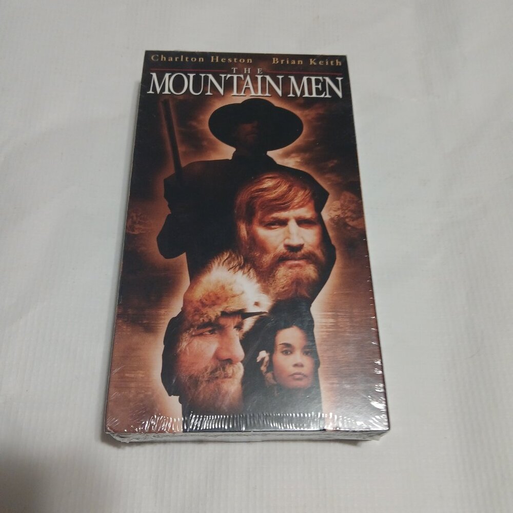 The Mountain Men VHS Tape Charlton Heston Brian Keith New Sealed Watermarked